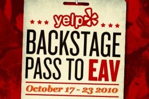 Yelp -EAV Backstage Pass