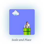 Scale-and-place