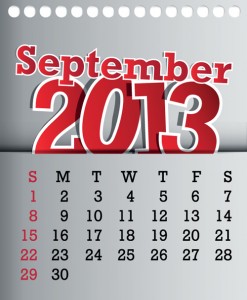 Calendar-2013-September-vector-9