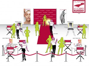 Clarins_Invites_Consumers_on_Red_Carpet_Runway