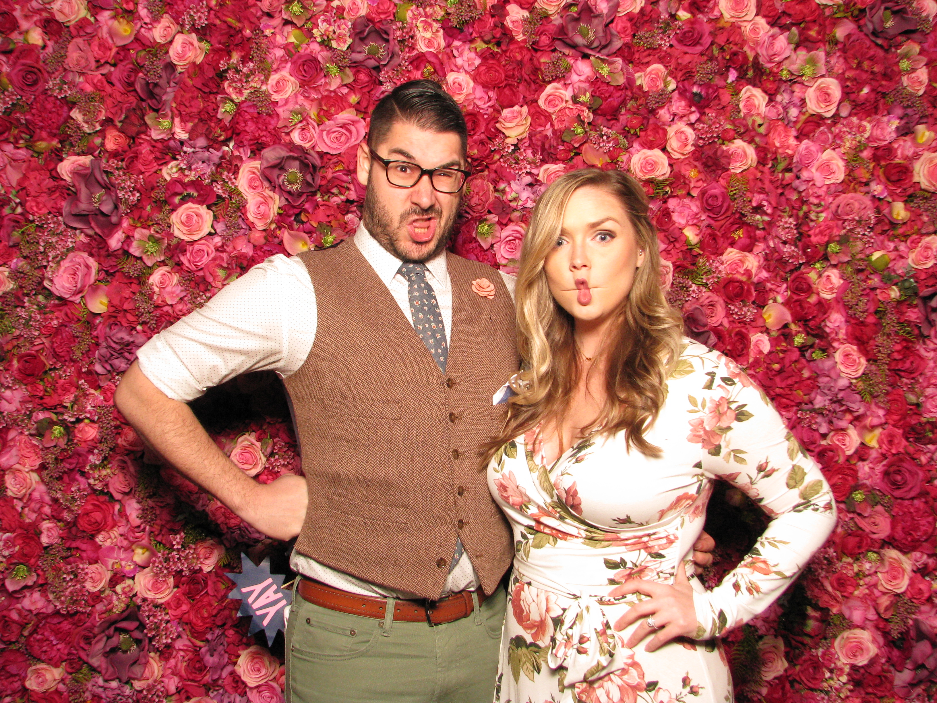 ShutterBooth Philadelphia Fred's Footsteps Urban Outfitters Navy Yard Philadelphia Nicol Floral Design Floral Backdrop 3