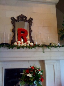 An "R" of roses!