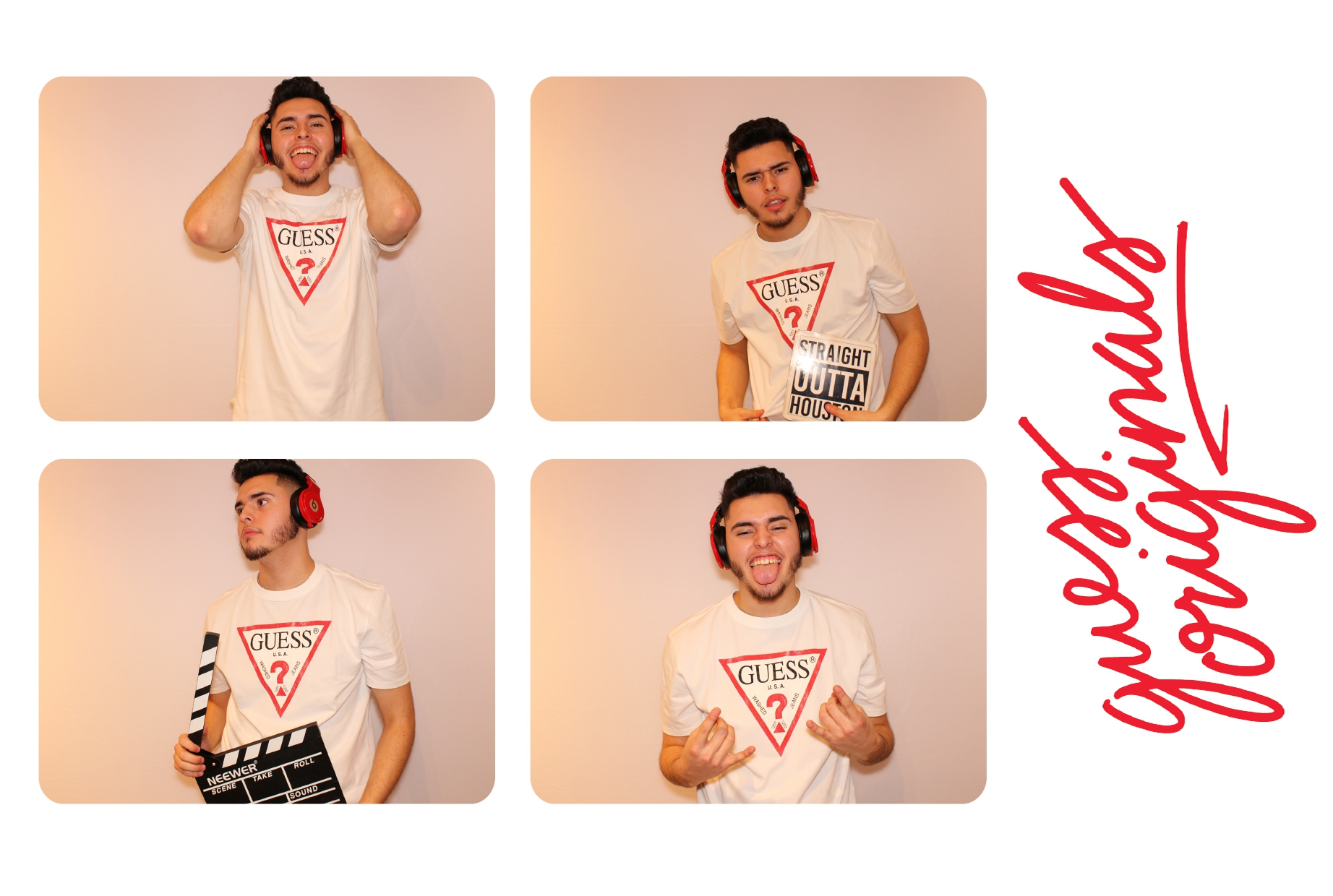 Guess originals retail store gif booth
